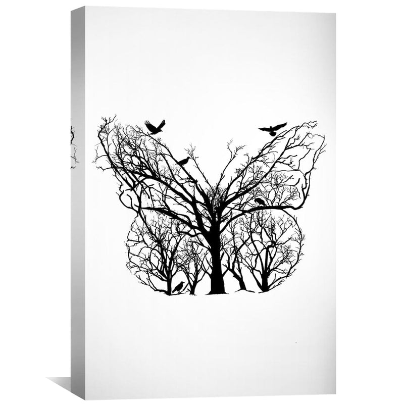 Tree of Illusion Butterfly Canvas