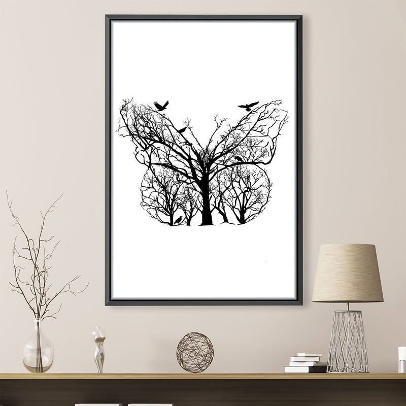 Tree of Illusion Butterfly Canvas