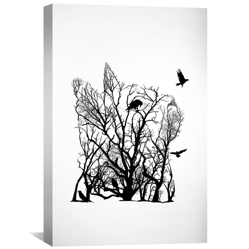 Tree of Illusion Cat Canvas