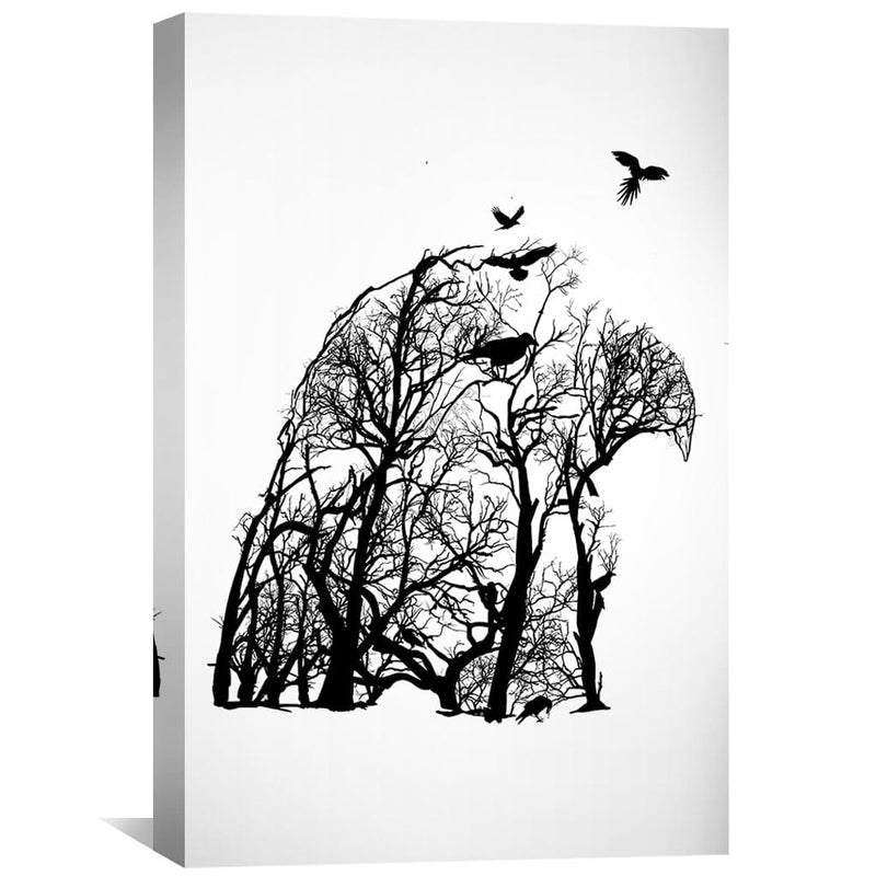 Tree of Illusion Eagle Canvas