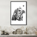 Tree of Illusion Eagle Canvas