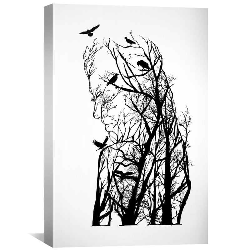 Tree of Illusion Woman Canvas