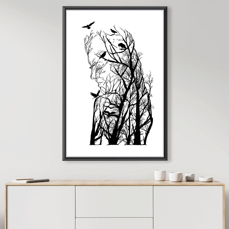 Tree of Illusion Woman Canvas