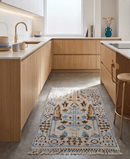 Tree of life Beige And Blue Hand Knotted 2x3 Wool Rug