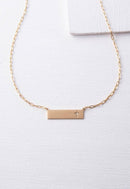 Tree of Life Cross Necklace in Gold