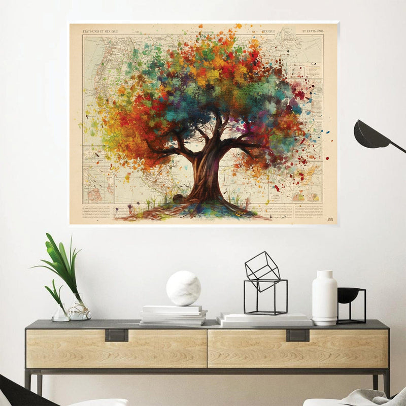 Tree of Life Landscape Canvas