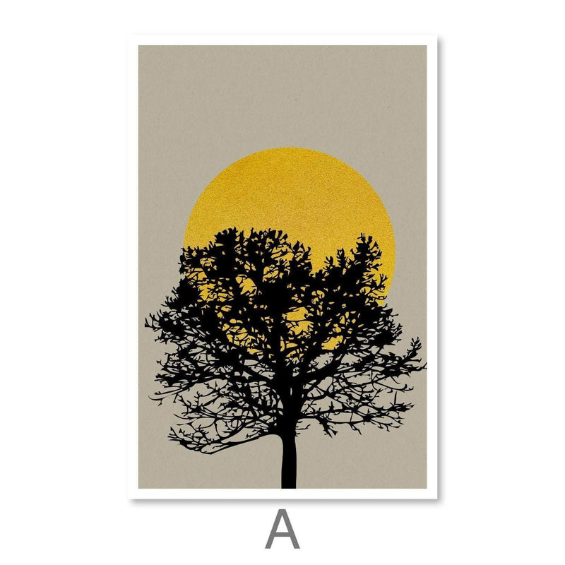 Tree Shadow Canvas