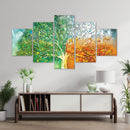 Tree Stages Canvas - 5 Panel
