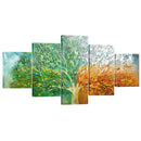 Tree Stages Canvas - 5 Panel
