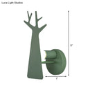 GobekUsa Tree Wall Mount Light - Nordic Macaron Style - Green/Grey/White - Bedroom Lighting