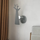 GobekUsa Tree Wall Mount Light - Nordic Macaron Style - Green/Grey/White - Bedroom Lighting