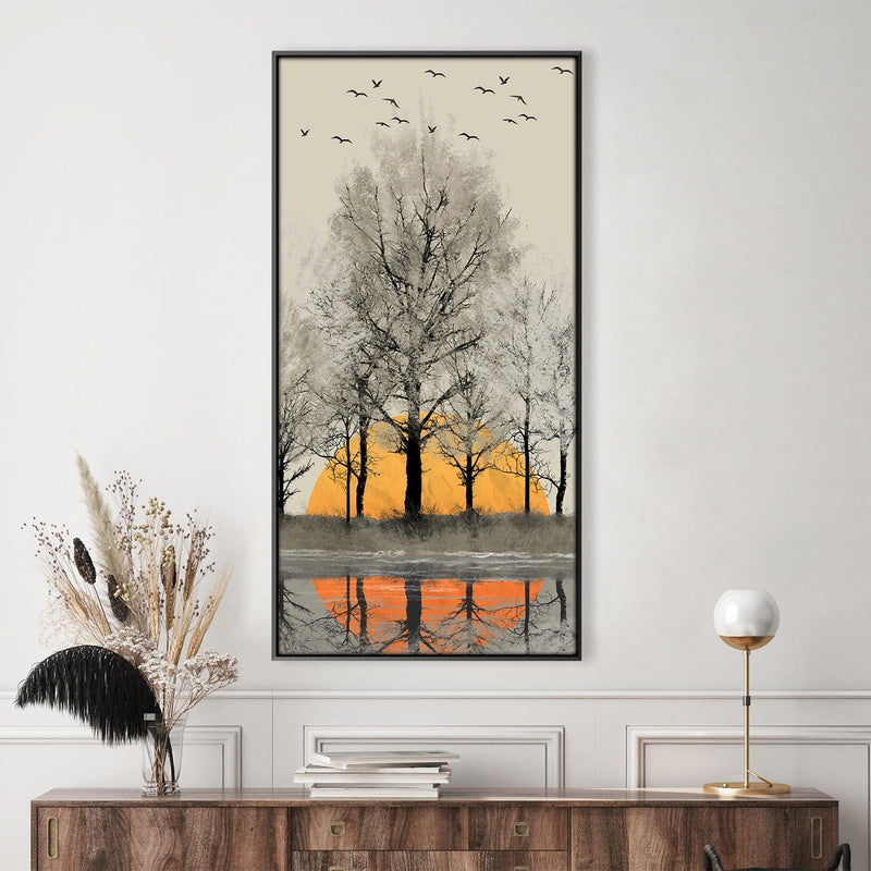 Treetops at Dusk Canvas