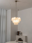 Retro Glass Disc Chandelier