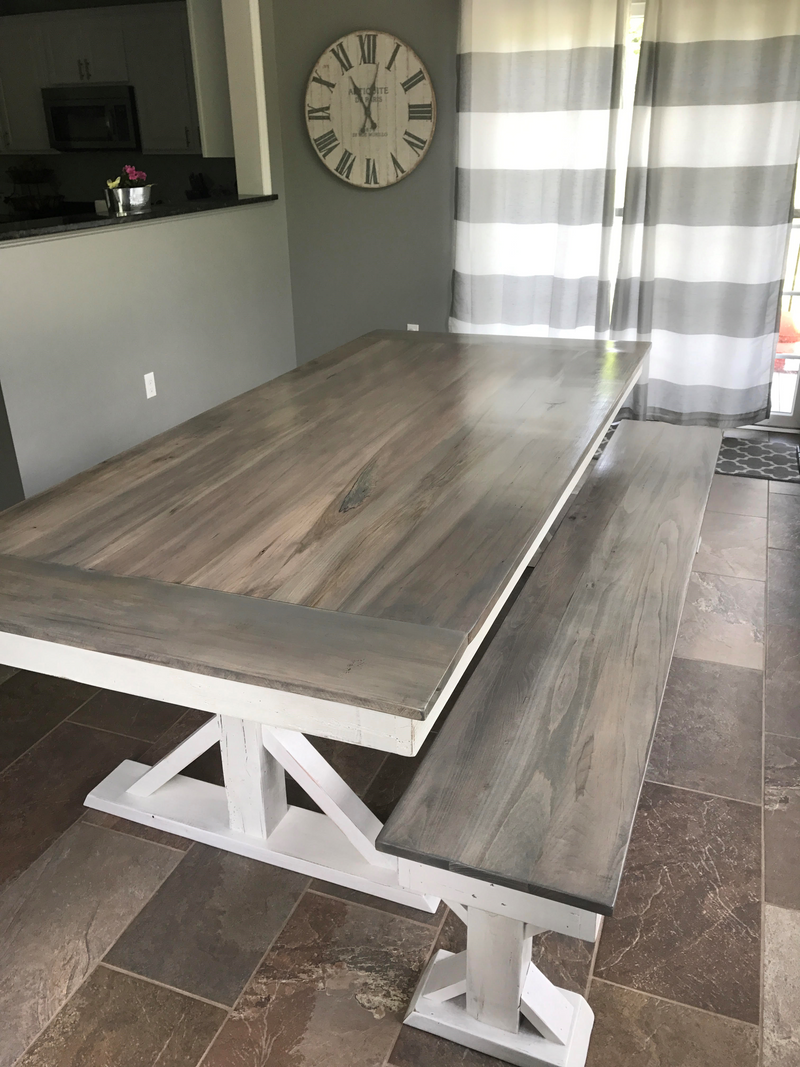 Trestle X Farmhouse Dining Table