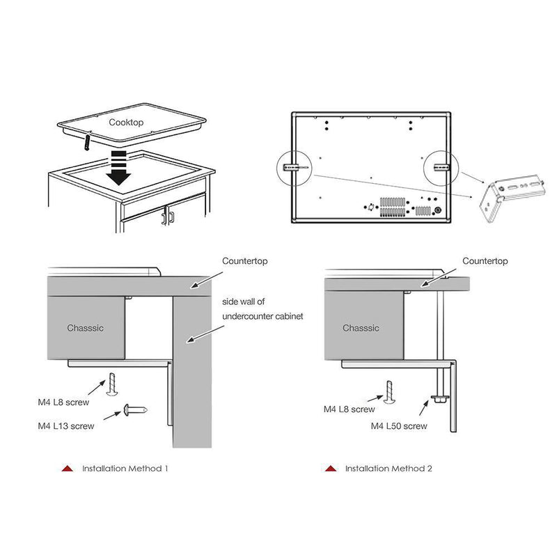 30"/36" Stainless Steel Tri-Ring Gas Cooktop Series | GLS30501 / GLS36502