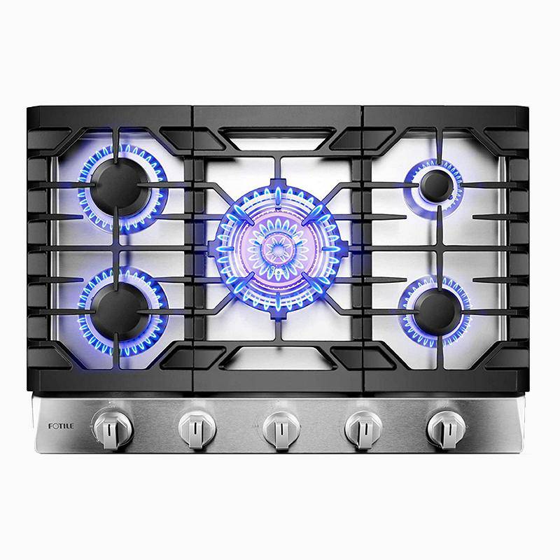 30"/36" Stainless Steel Tri-Ring Gas Cooktop Series | GLS30501 / GLS36502