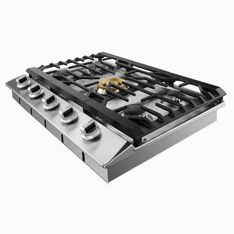 30"/36" Stainless Steel Tri-Ring Gas Cooktop Series | GLS30501 / GLS36502