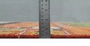 Tribal Gabbeh Rust Ivory Green Pink Hand Knotted Wool Area Rug Traditional Look