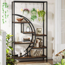 70.9" Tall Plant Stand, 7 Tier Flower Pots Display Rack with 6 Hooks