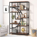 Freestanding Bookshelf, 68.9" Etagere Bookcase with 9 Open Shelves