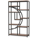 Freestanding Bookshelf, 68.9" Etagere Bookcase with 9 Open Shelves