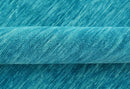 Trident Custom Made Solid Modern Blue Hand Tufted Wool Area Rug