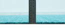 Trident Custom Made Solid Modern Blue Hand Tufted Wool Area Rug