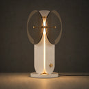 Trilume Smoke Grey Glass Lamp