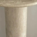 Beige Travertine Designer Console Table 48x15x36 Filled Honed