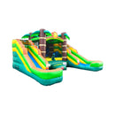 16FT Tropical Bounce House Combo With Double Water Slides (SAK92508) by SAKSBY WHOLESALE