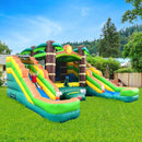 16FT Tropical Bounce House Combo With Double Water Slides (SAK92508) by SAKSBY WHOLESALE