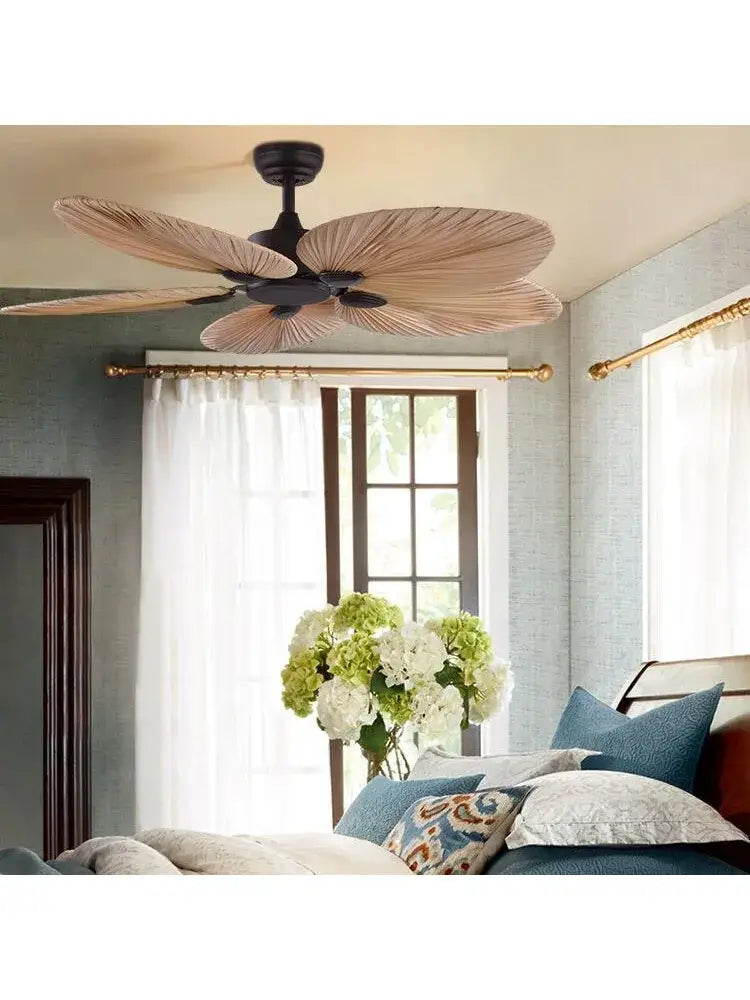 GobekUsa 52 Inch LED Ceiling Fan Without Light Remote Control Reverse Function, photo 2 of 6