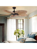 GobekUsa 52 Inch LED Ceiling Fan Without Light Remote Control Reverse Function
