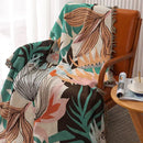 GobekUsa Cozy Knit Throw Blanket with Fringe - Soft & Reversible Bed Sofa Decor