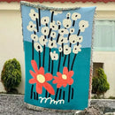GobekUsa Cozy Knit Throw Blanket with Fringe - Soft & Reversible Bed Sofa Decor