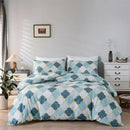 GobekUsa Gold Print Queen Duvet Set with 2 Pillowcases - Soft & Stylish Bedding Solution