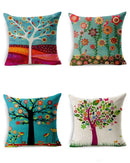 Tropical green leaves decorative cushion cover living room home decor by Decorbites