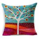 Tropical green leaves decorative cushion cover living room home decor by Decorbites