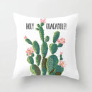Tropical green leaves decorative cushion cover living room home decor by Decorbites