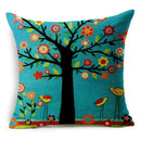 Tropical green leaves decorative cushion cover living room home decor by Decorbites