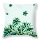 Tropical green leaves decorative cushion cover living room home decor by Decorbites
