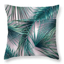 Tropical green leaves decorative cushion cover living room home decor by Decorbites