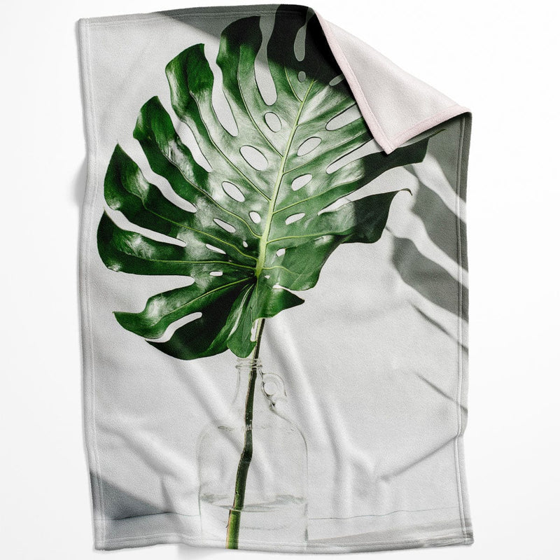 Tropical Leaf A Blanket