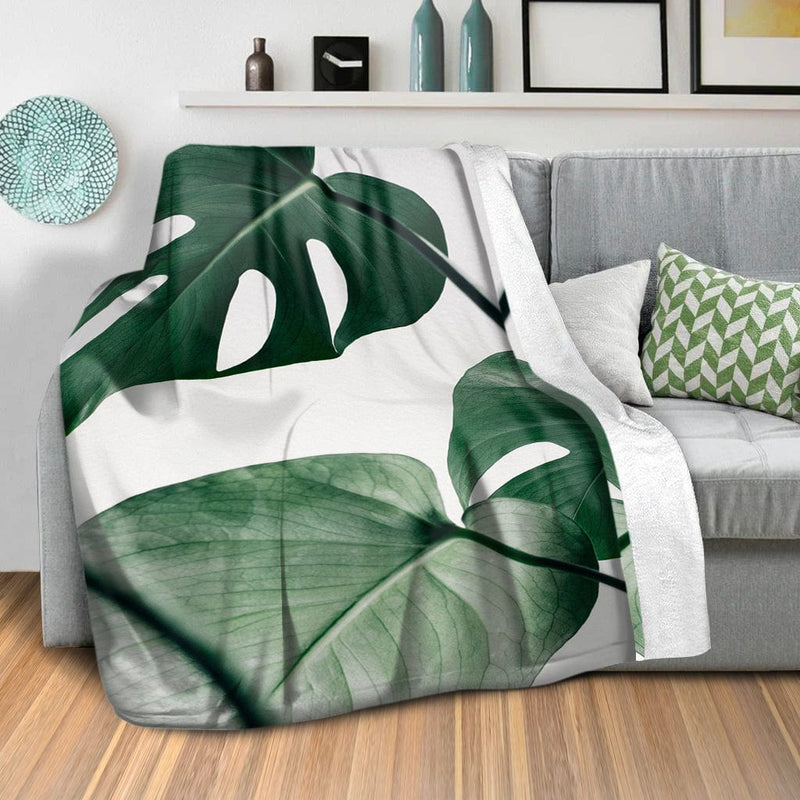 Tropical Leaf C Blanket