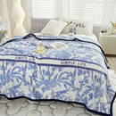 GobekUsa Cozy Flannel Blanket for All Seasons: Double-Sided Velvet Bed Cover, Single Double