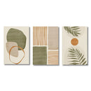 GobekUsa Tropical Leaves Canvas Wall Art Set
