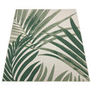 Tropical Outdoor Rug Ostende Palm Trees - Green Beige