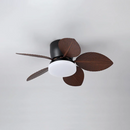 Tropical Palm Five-Blade Ceiling Fan Light