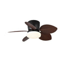 Tropical Palm Five-Blade Ceiling Fan Light