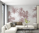 Foggy Palm Forest Wallpaper - Tropical Wallpaper Mural